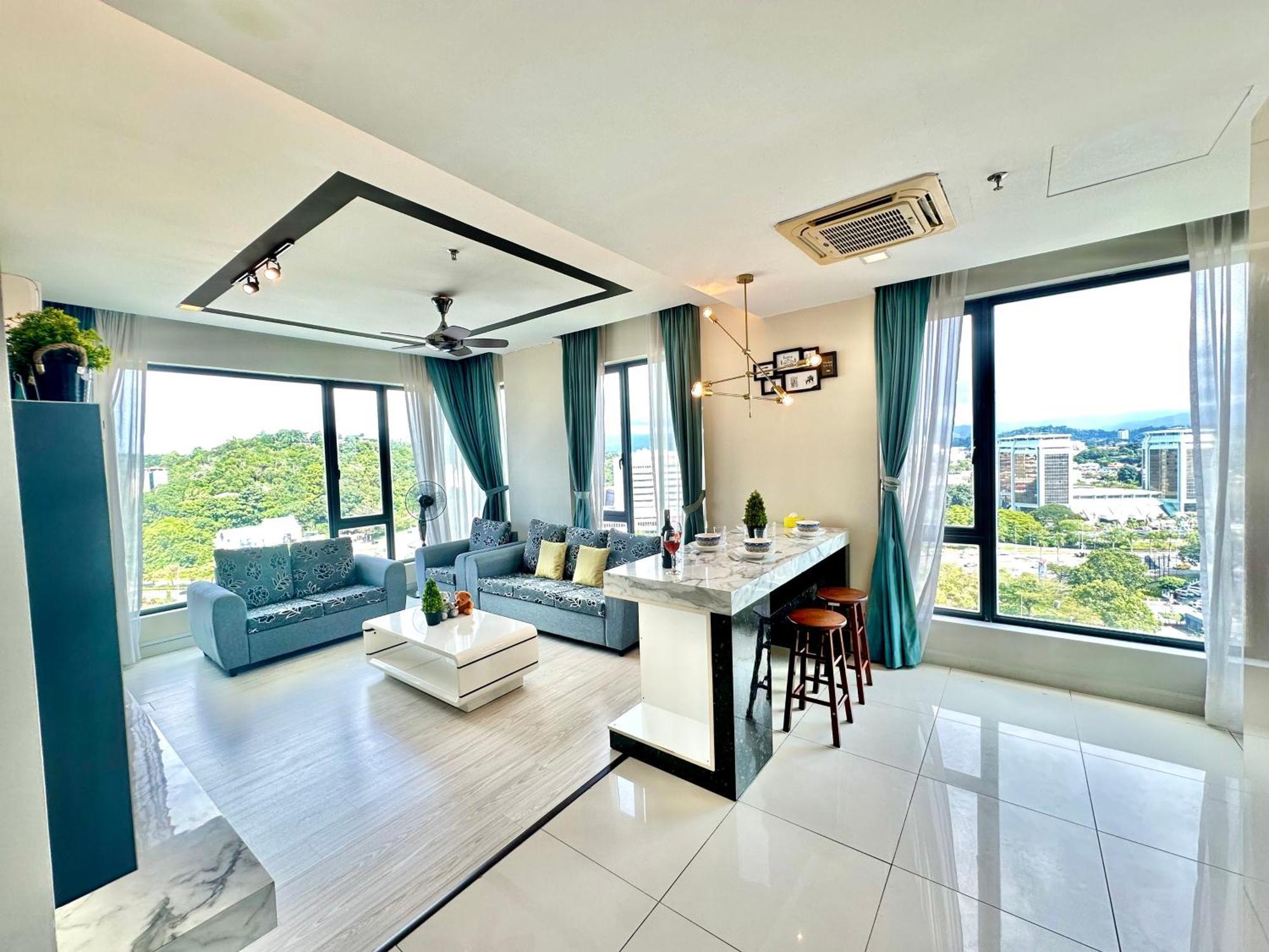 Cozy Living Sky Apartment Kota Kinabalu Exterior photo